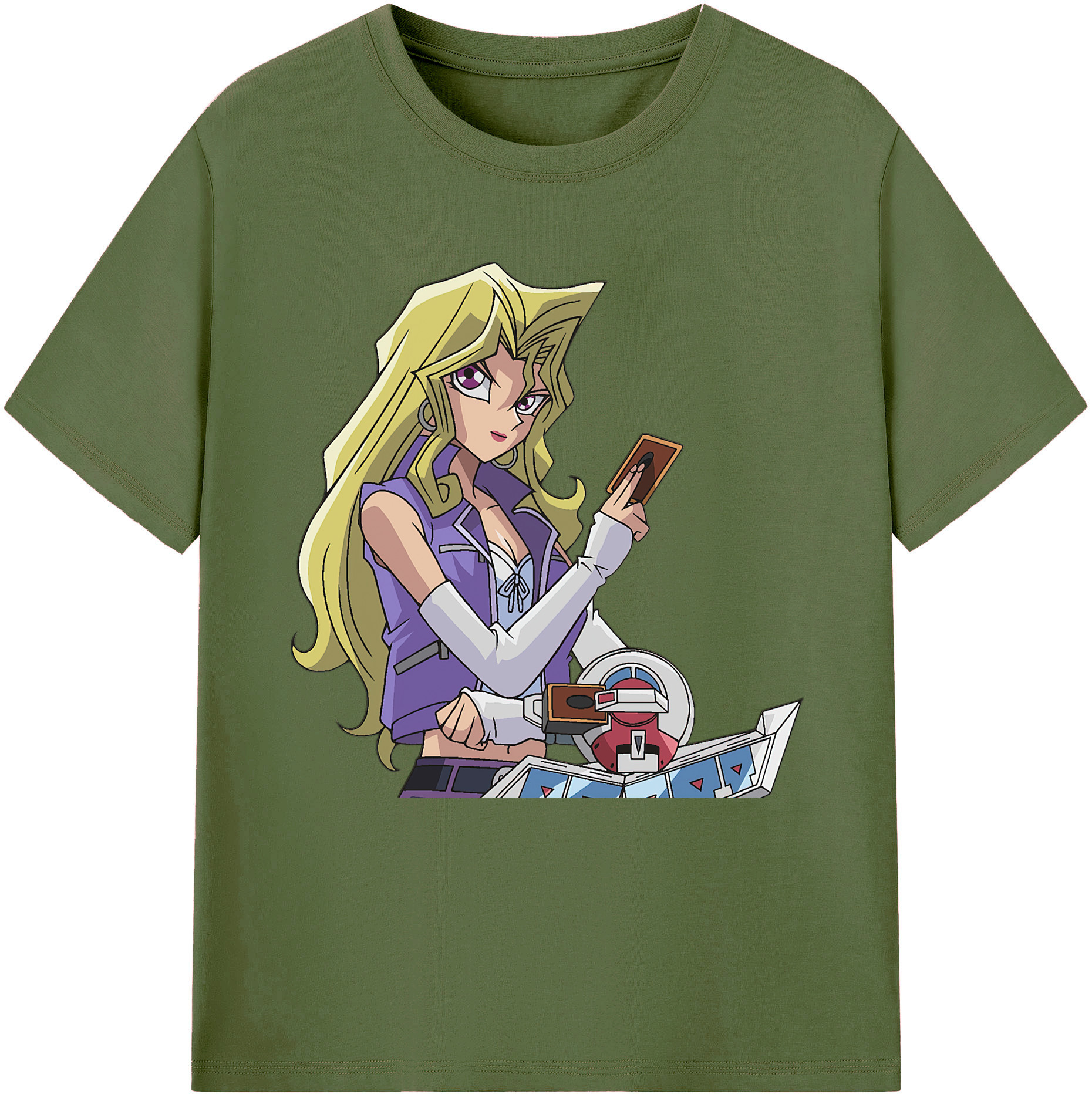 （画像用） 遊☆戯☆王 Yu-Gi-Oh! 綿100％半袖Tシャツ（フロントプリント）